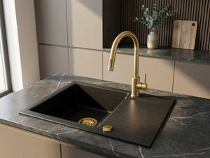 Granit-Küchenspüle - Luna 59 - 59 x 44 cm