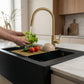 Granit-Küchenspüle – Landhausstil - 79 x 61 cm