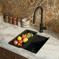 Granit-Küchenspüle - Junit 38 - 45,5 x 37,5 cm